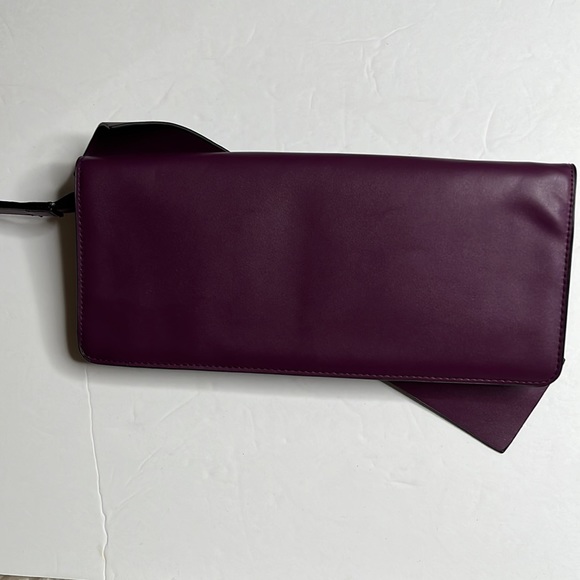 A New Day Purple Bow Detail Wristlet handbag - Picture 6 of 11